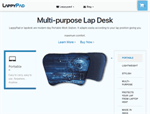 Tablet Screenshot of lappypad.com